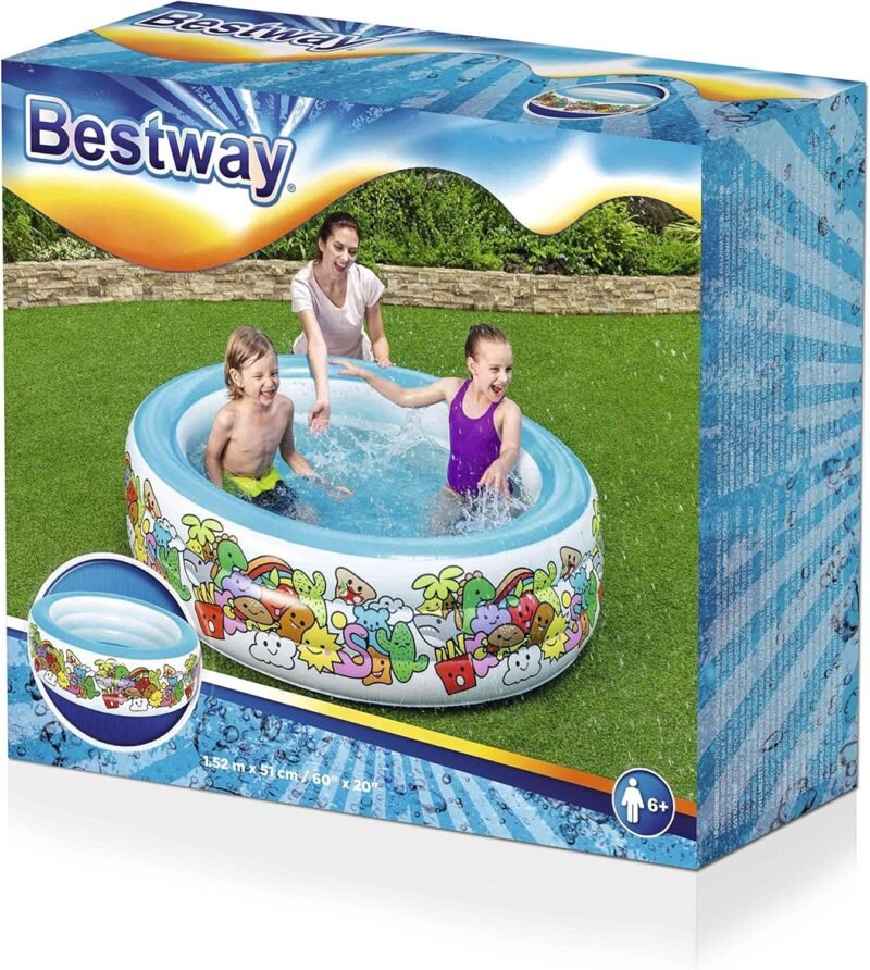 Piscine Gonflable Enfant Motifs Colorés
