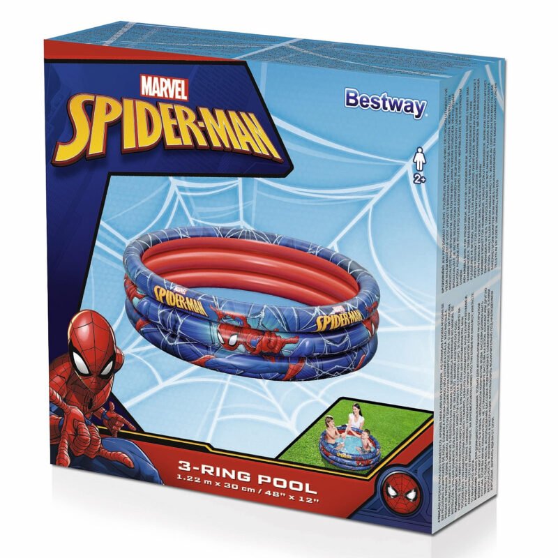 Piscine Gonflable Spiderman pour Enfants – Bassin de Jeux Marvel