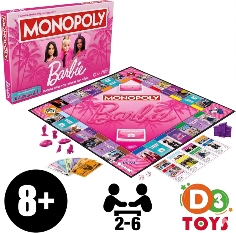 Monopoly Barbie – Jeu de Société Édition Barbie