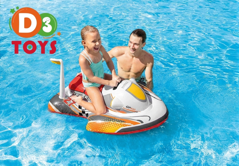 Jet Ski Gonflable pour Enfants – Bouée Flottante Piscine