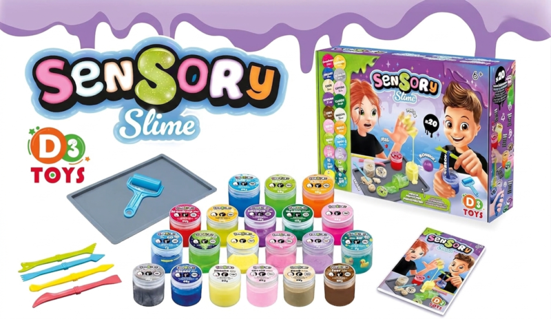 Sensory Slime – Kit Créatif de Slime Sensoriel pour Enfants