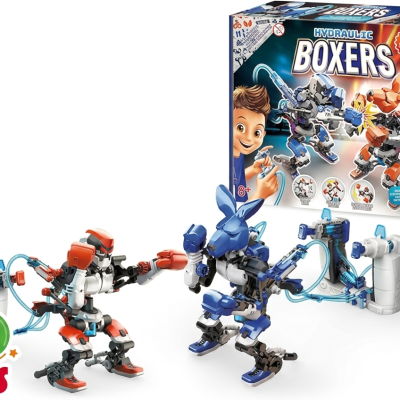 Hydraulic Boxers – Robots Boxeurs Hydrauliques à Construire