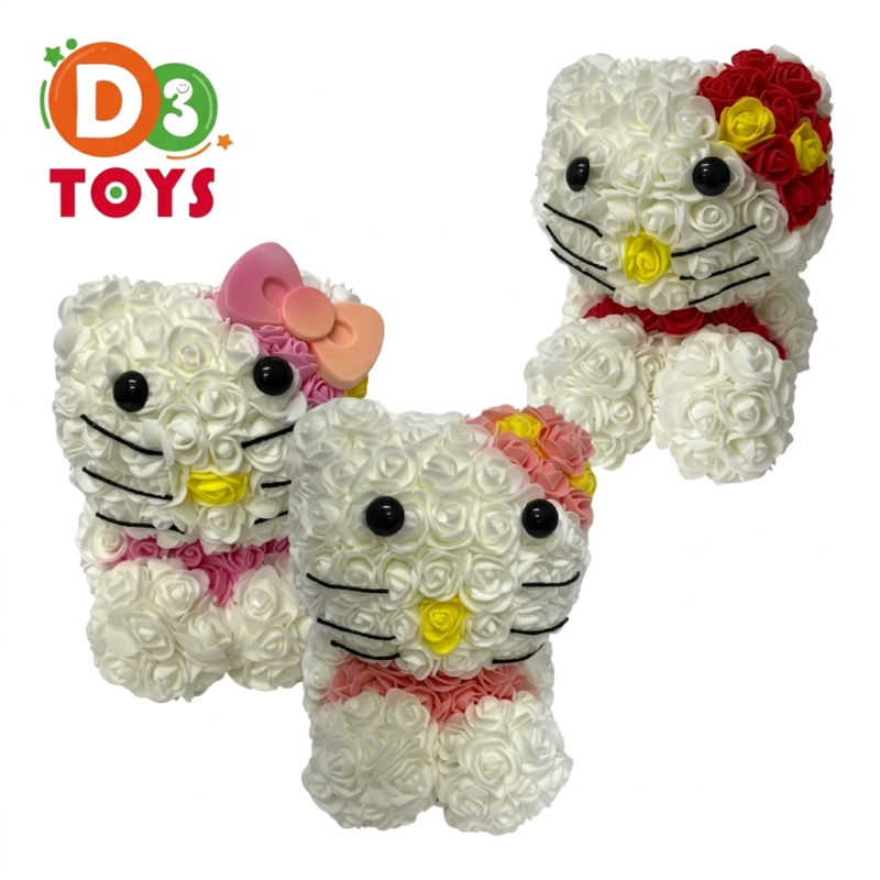 Bouquet Hello Kitty en Roses Artificielles