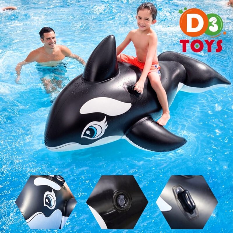 Bouée Gonflable Orque Géante pour Enfants