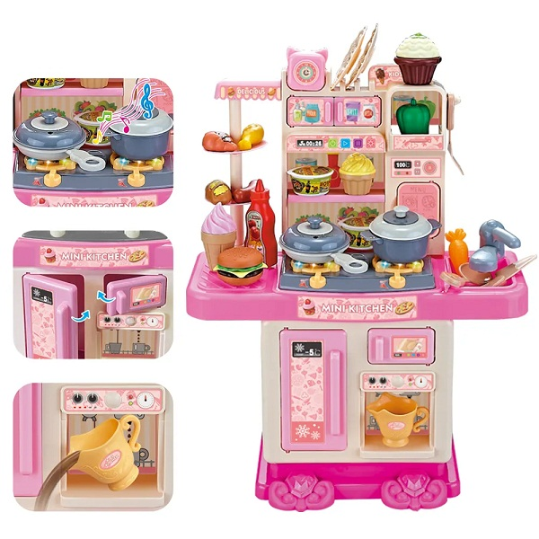 Cuisine Mini Kitchen Enfant avec Eau Réelle et Accessoires