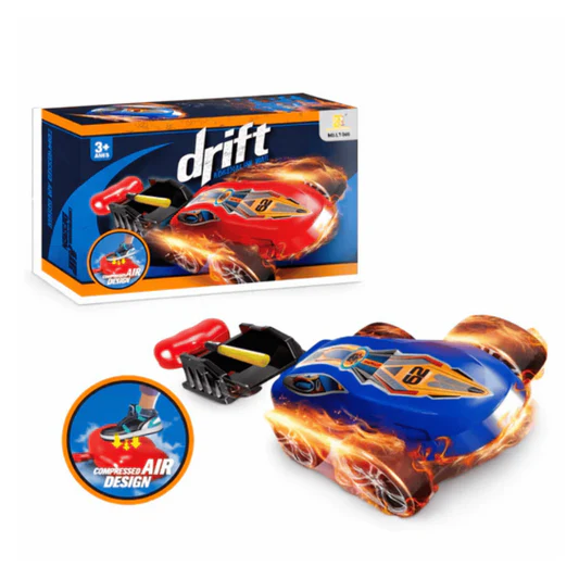 Voiture Drift à Air – Voiture de Course Propulsée par Pression d’Air pour Enfants