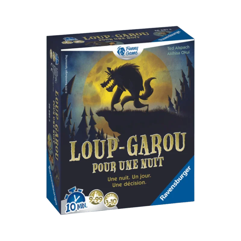 Loup-Garou Pour Une Nuit – Jeu de Société d'Ambiance et de Bluff Ravensburger