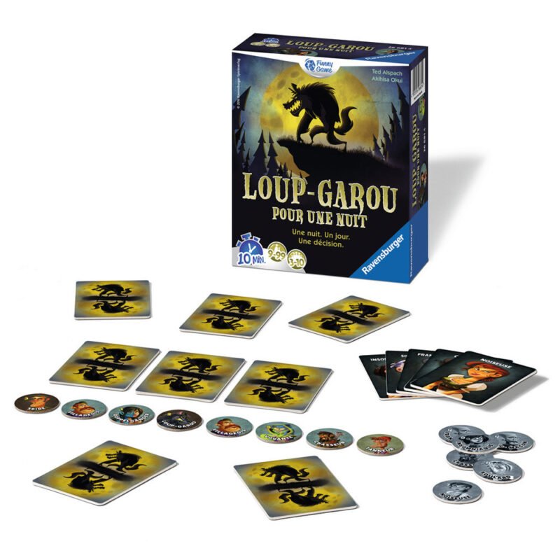 Loup-Garou Pour Une Nuit – Jeu de Société d'Ambiance et de Bluff Ravensburger