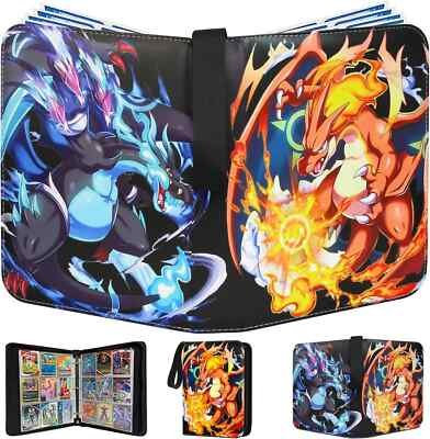 Classeur Pokémon Premium avec Fermeture Éclair – Album de Rangement pour Cartes Pokémon
