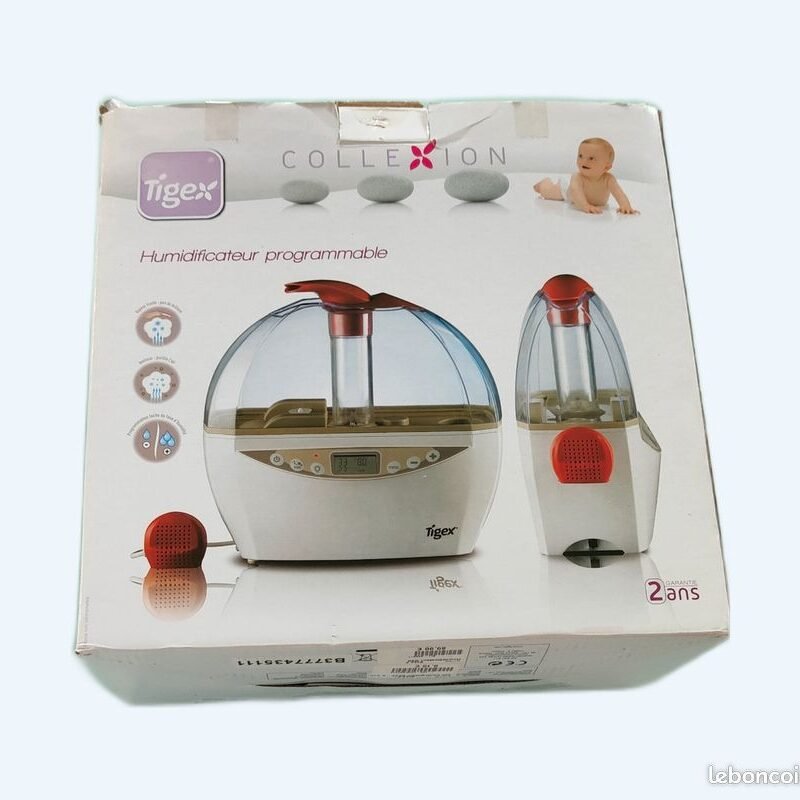 Humidificateur Programmable Tigex pour Chambre Bébé – Diffusion à Froid avec Minuterie