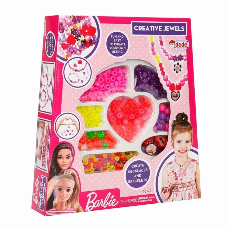 Kit Créatif Barbie – Fabrication de Colliers et Bracelets avec Perles pour Enfants
