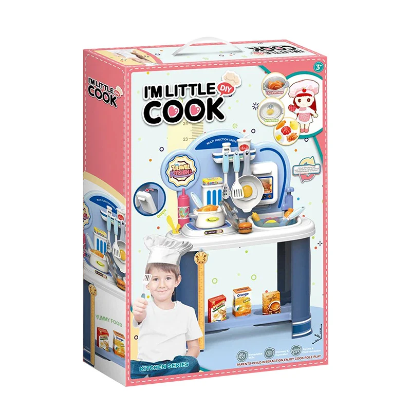 Cuisine Enfant Interactive avec Évier, Ustensiles et Accessoires – Jeu d'Imitation 