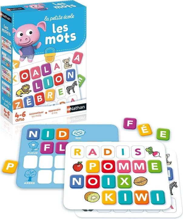 Jeu Éducatif Les Mots Nathan – Apprendre à Lire et Former des Mots dès 4 Ans