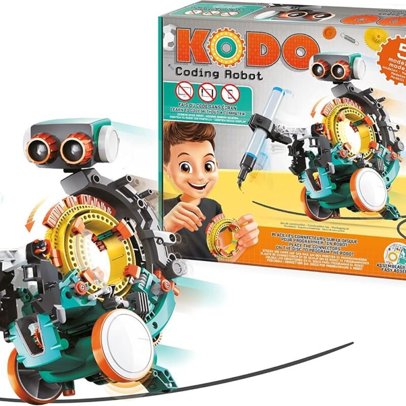 Buki France KODO Coding Robot – Robot Programmable Sans Écran | Kit STEM 5 Modèles | Dès 8 Ans