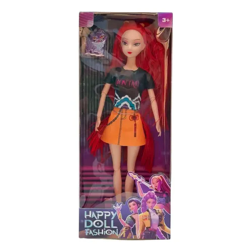 Poupée Happy Doll Fashion – Poupée Mannequin avec Tenue Moderne pour Enfants