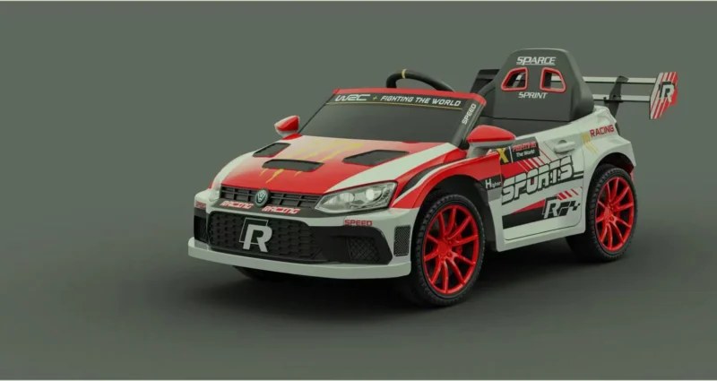 Voiture Électrique Sport Racing 12V pour Enfant – Avec Télécommande Parentale