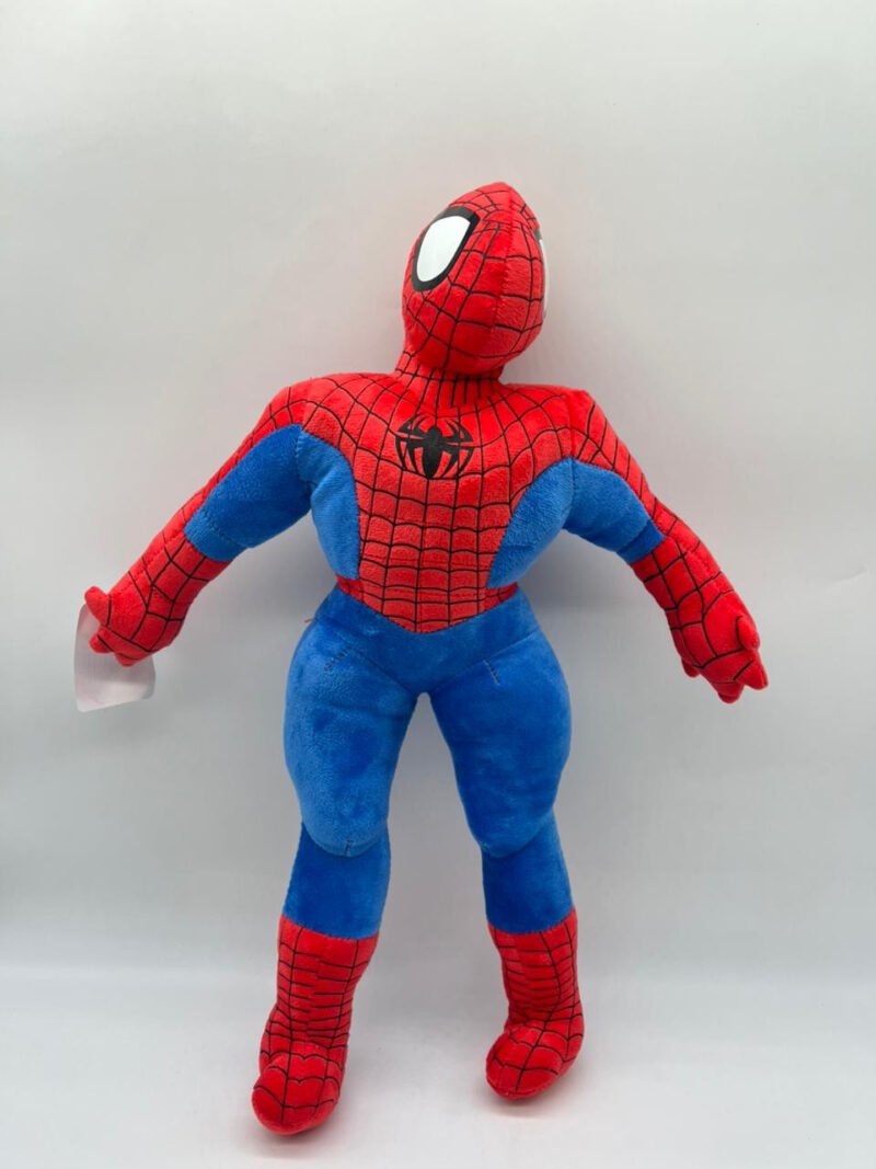 Peluche Spider-Man Rouge et Bleue – Jouet Doux pour Enfant