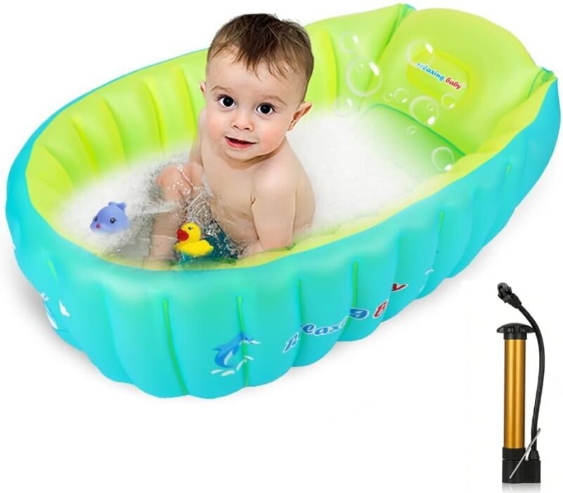 Piscine Gonflable pour Bébé Pliable – Petite Piscine Enfant