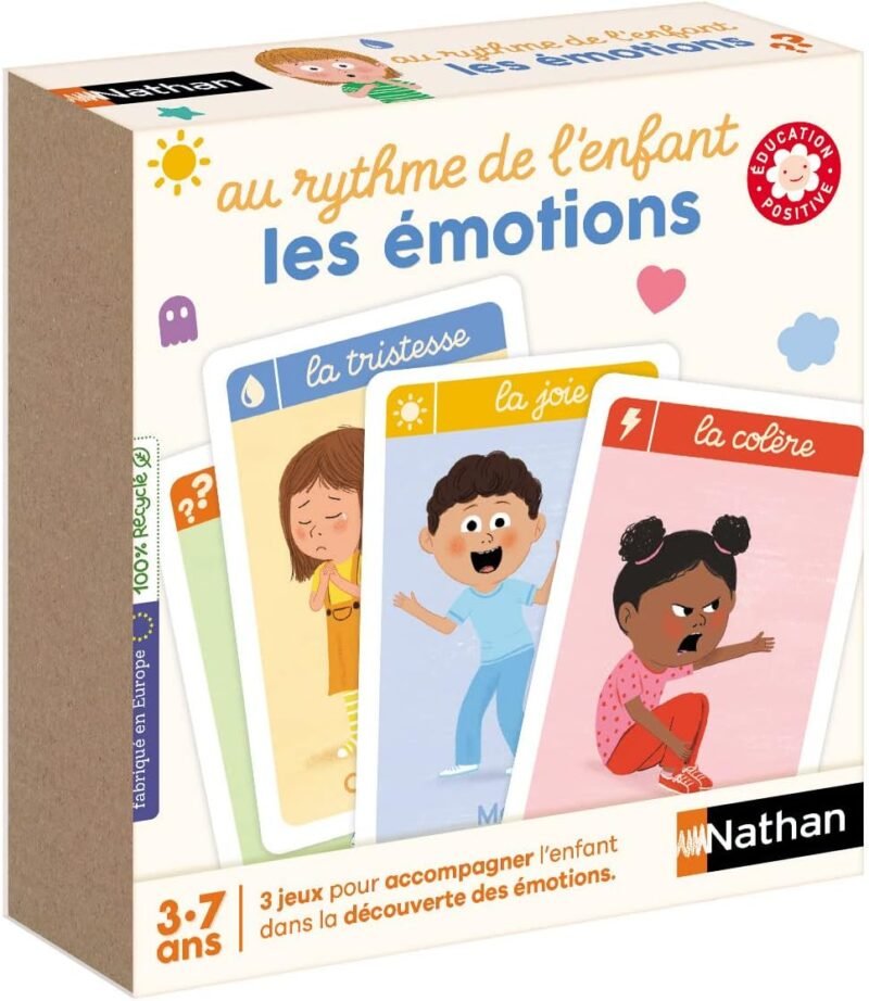 Jeu Éducatif Les Émotions Nathan – 3 Jeux – 3 à 7 Ans