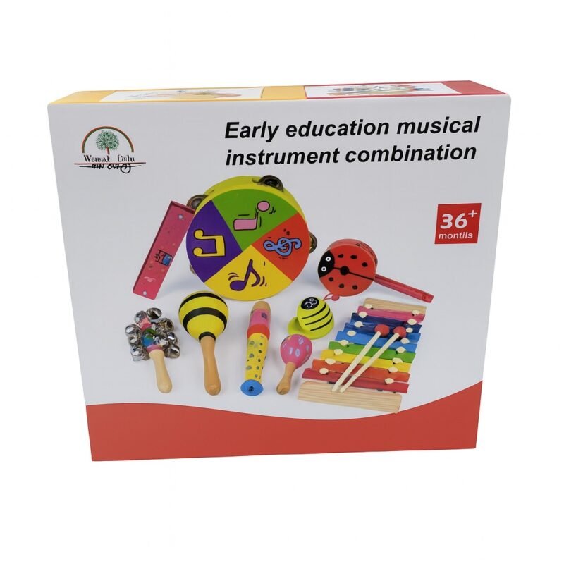Set d’Instruments de Musique Éducatif pour Enfant – 10 Pièces