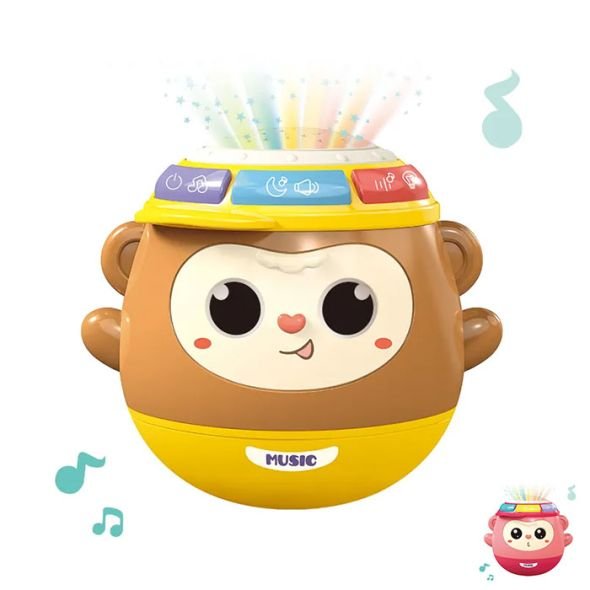 Singe Musical 5 en 1 – Jouet d’Éveil Sonore et Lumineux