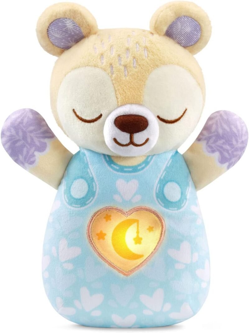 VTech Baby Sleepy Sounds Baby Bear – Peluche Musicale Apaisante avec Veilleuse Dès la Naissance