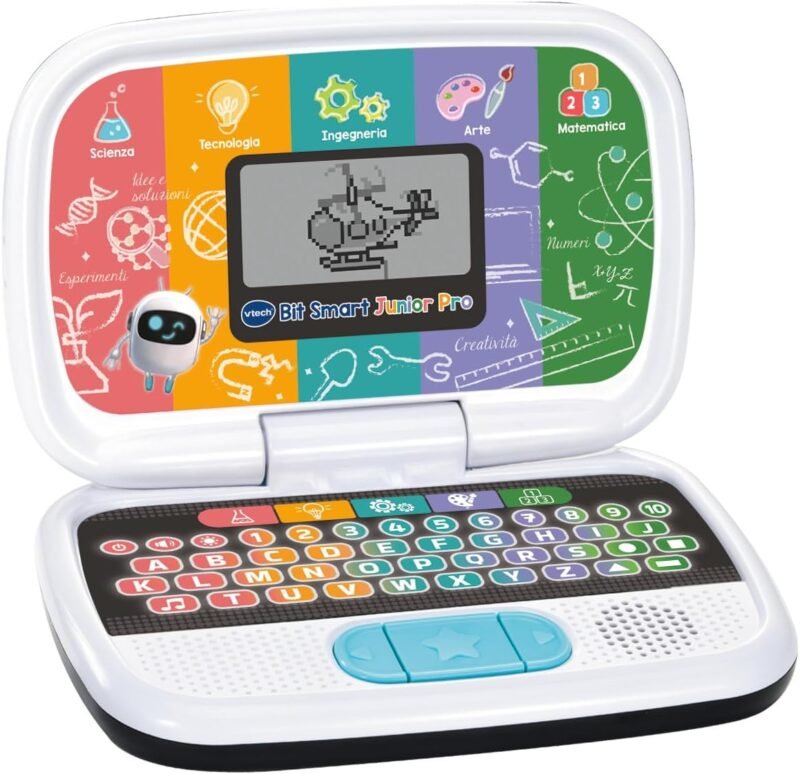 VTech Bit Smart Junior Pro – Ordinateur Éducatif Interactif 3-7 Ans