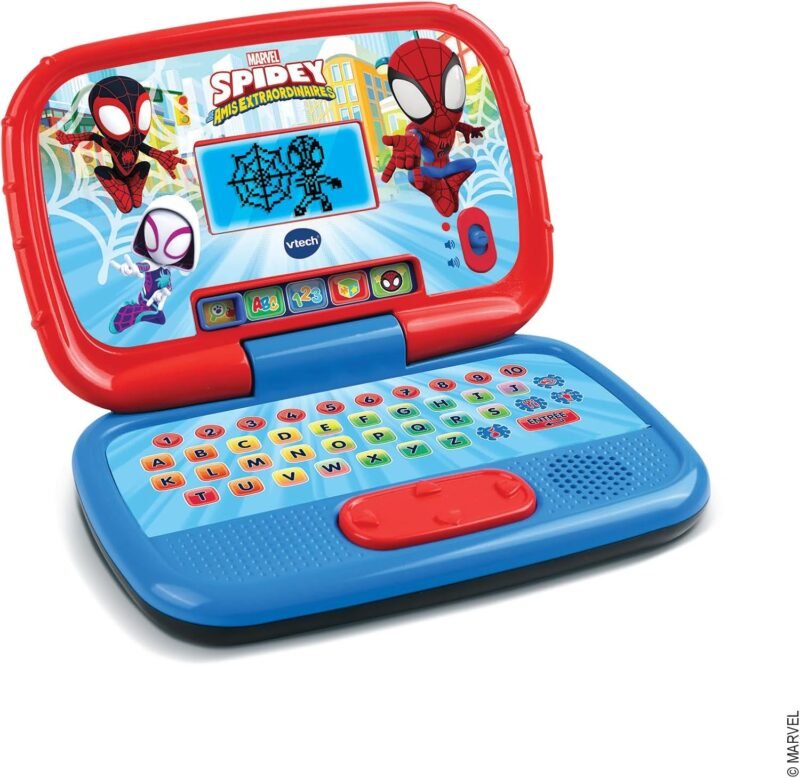 VTech Spidey Mon Ordi Éducatif – Ordinateur Interactif 3-7 Ans