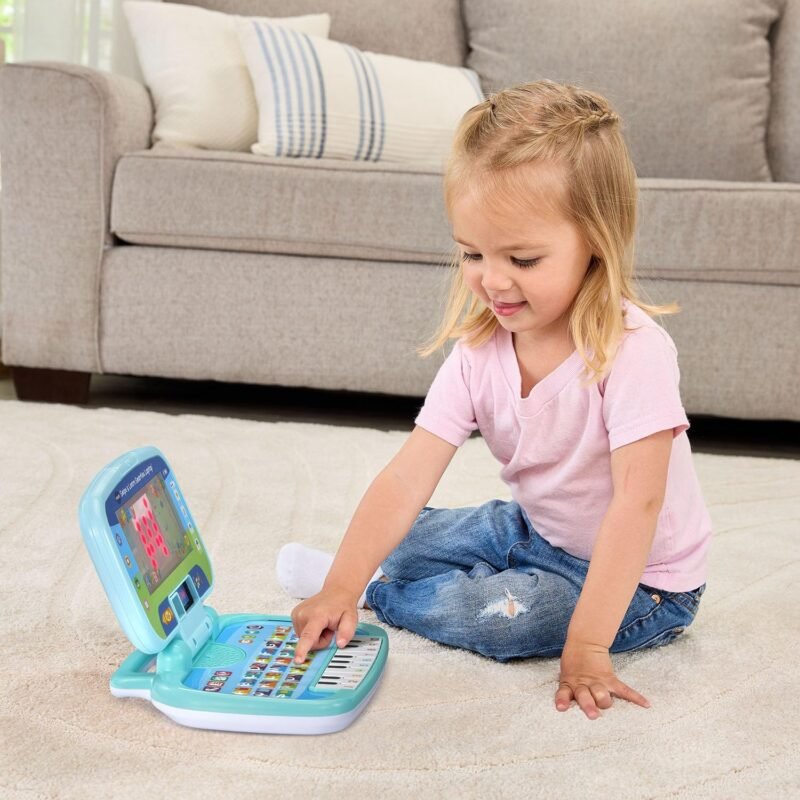 VTech Swipe & Learn Smarties Laptop – Ordinateur Éducatif Interactif pour Enfant