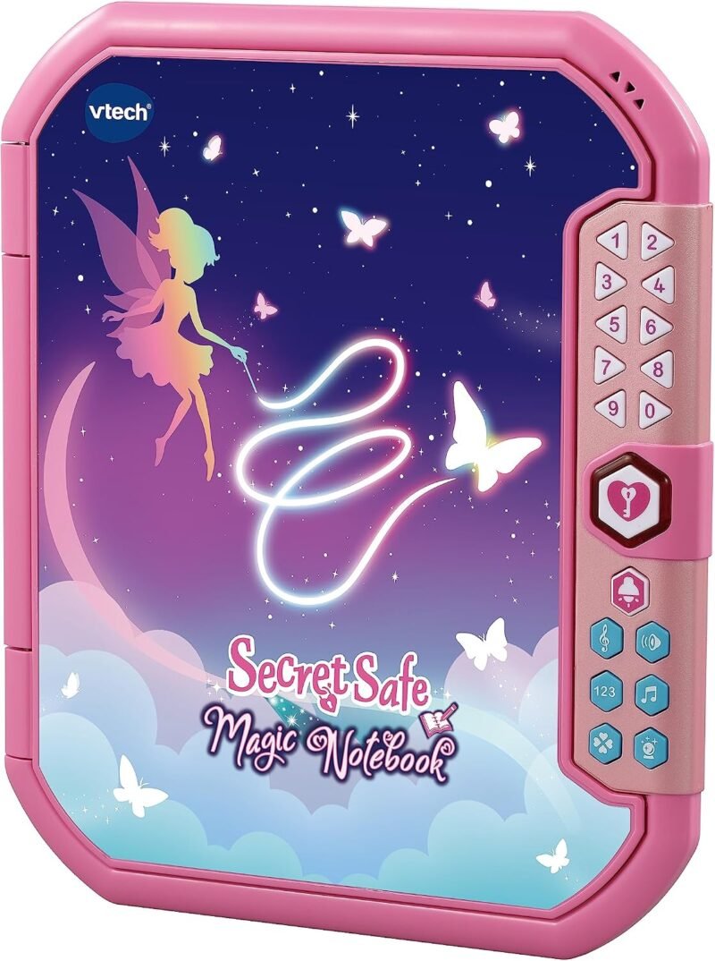 VTech Secret Safe Magic Notebook – Carnet Secret Électronique avec Code et Stylo Invisible 6-11 Ans