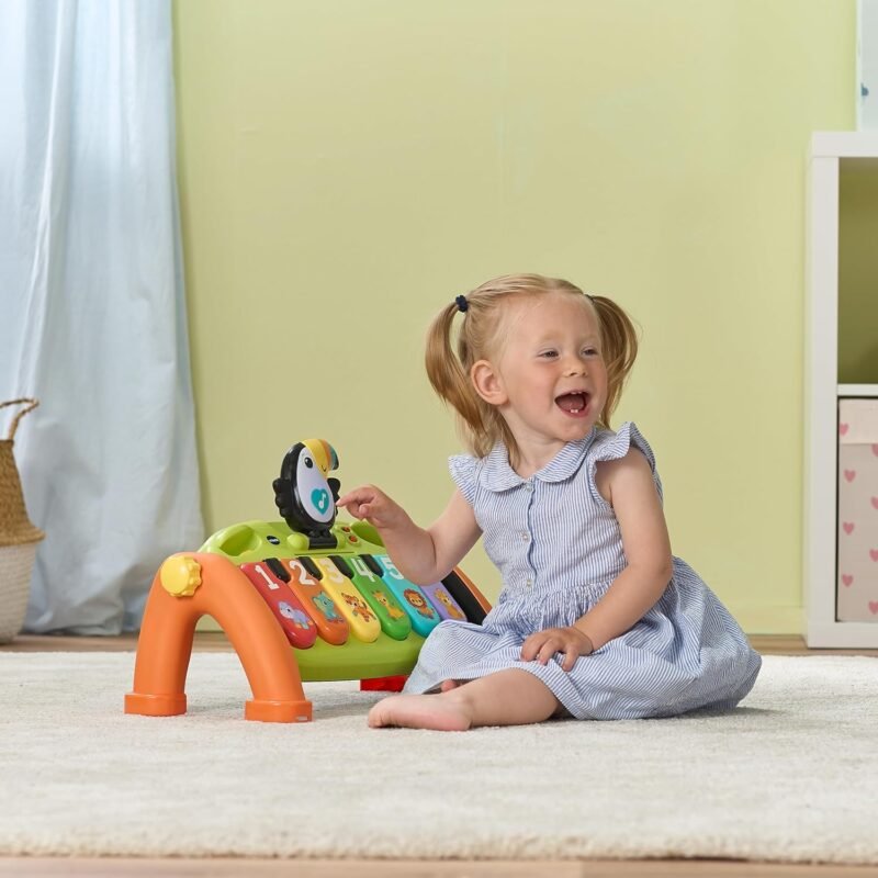 VTech Baby Piano Multicolore – Jouet Musical Interactif pour Bébé