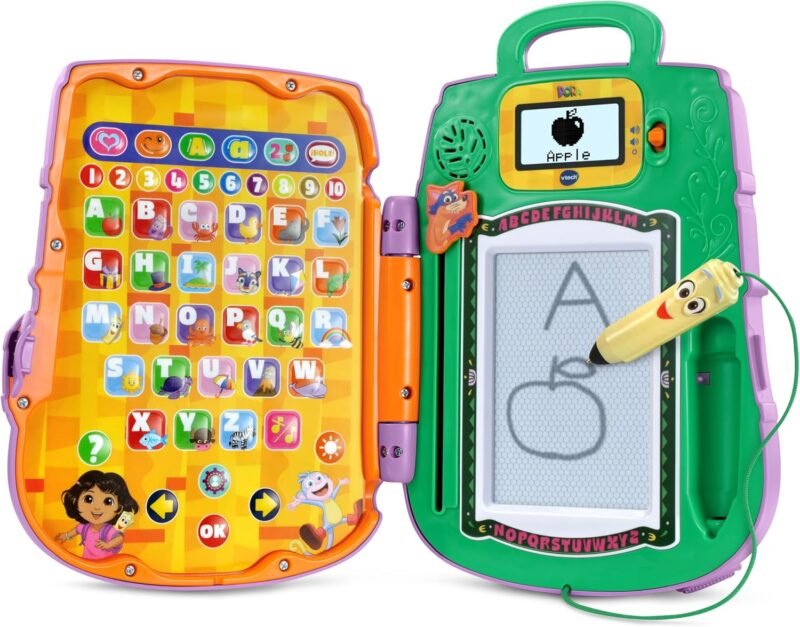 VTech Dora Learning Backpack – Sac à Dos Éducatif Interactif 2-en-1 pour Enfant dès 3 Ans