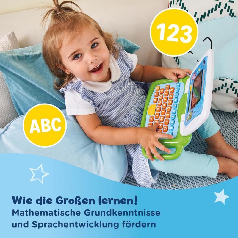 VTech 2-en-1 Touch-Laptop – Ordinateur Éducatif Enfant avec Écran Interactif