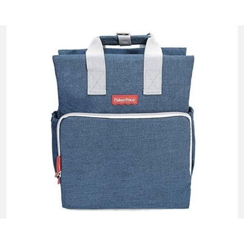 Sac à langer Fisher-Price pratique pour bébé en tissu bleu