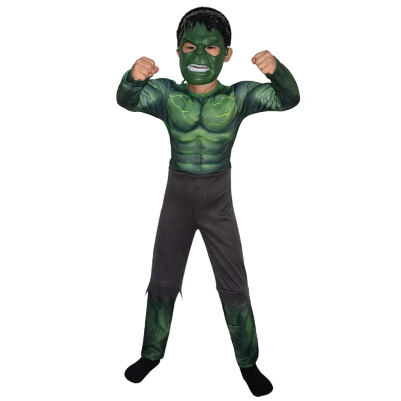 Déguisement Hulk Enfant avec Masque – Costume Super-Héros