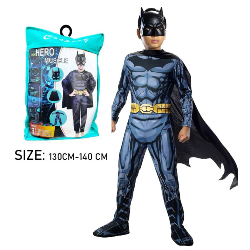 Déguisement Batman pour Garçon avec Masque et Cape Noire