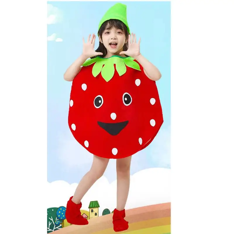 Costume Fraise – Déguisement fruit pour enfant