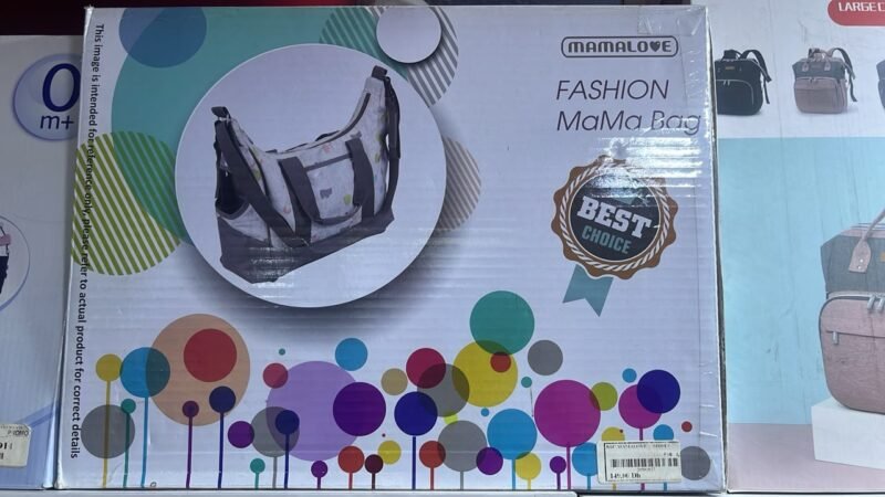 Sac à langer Mamalove Fashion pour bébé avec anses et bandoulière