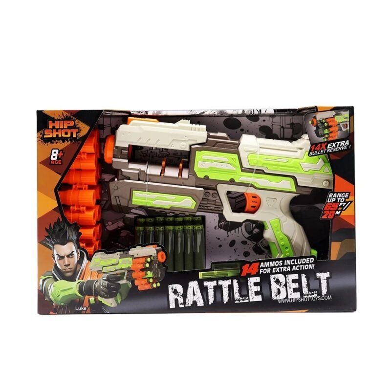 Pistolet Blaster à Fléchettes Mousse – Hip Shot Rattle Belt