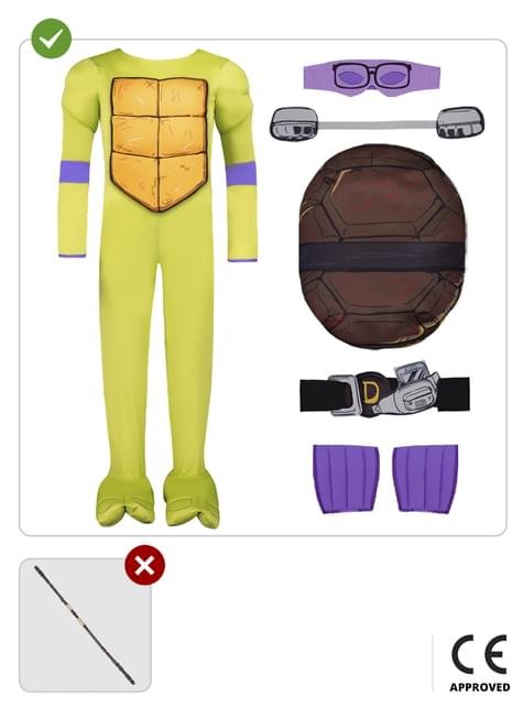 Déguisement Tortue Ninja pour Enfant avec Accessoires