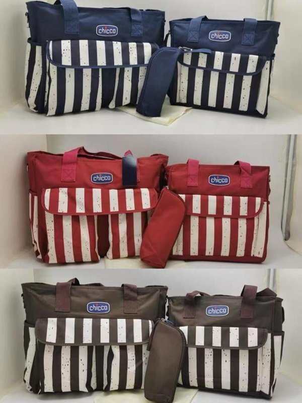 Sac à Langer Chicco avec Bandoulière et Poches de Rangement – Plusieurs Couleurs